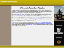 Tablet Screenshot of fostercareadoption.us
